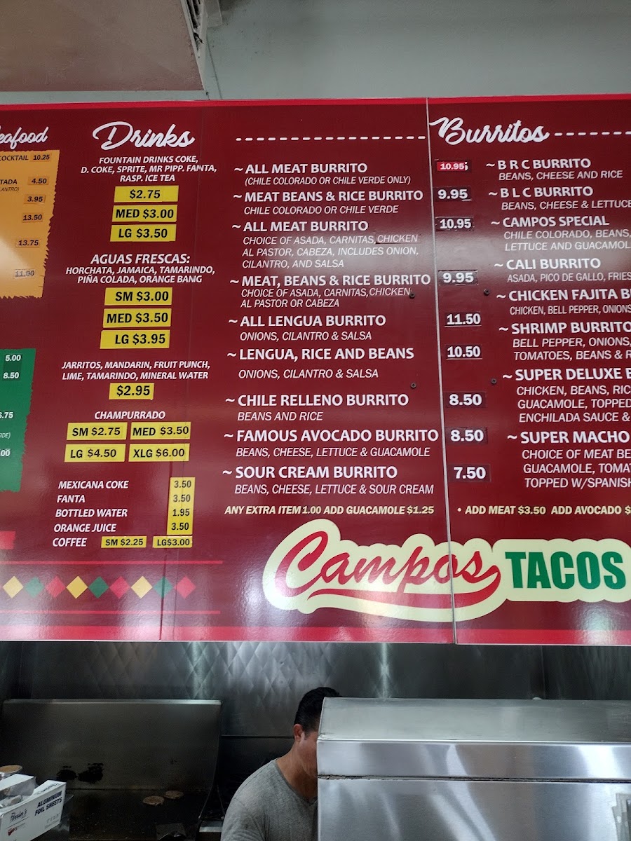 Campos Tacos Menu - Image 4
